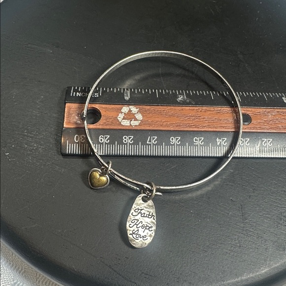 2 Brighton bracelets silver bangles antiqued Cros’s courage - Picture 3 of 7